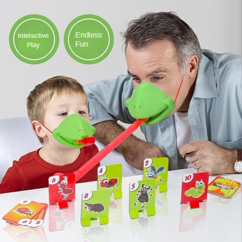 HJShop - Toy Frog Tongue-Sticking